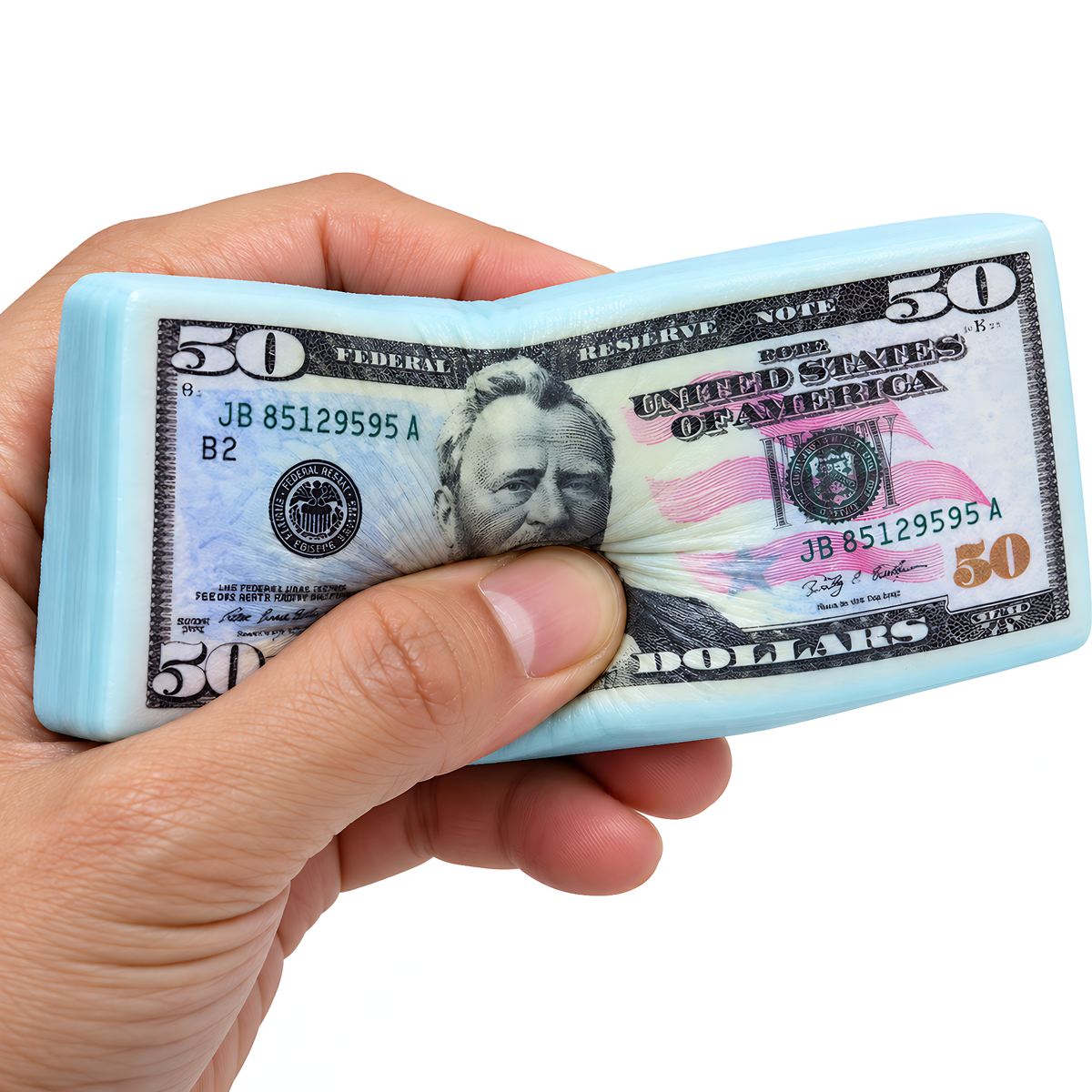 Realistic $50 Banknote Squishy Toy – Slow Rising Stress Relief Fidget