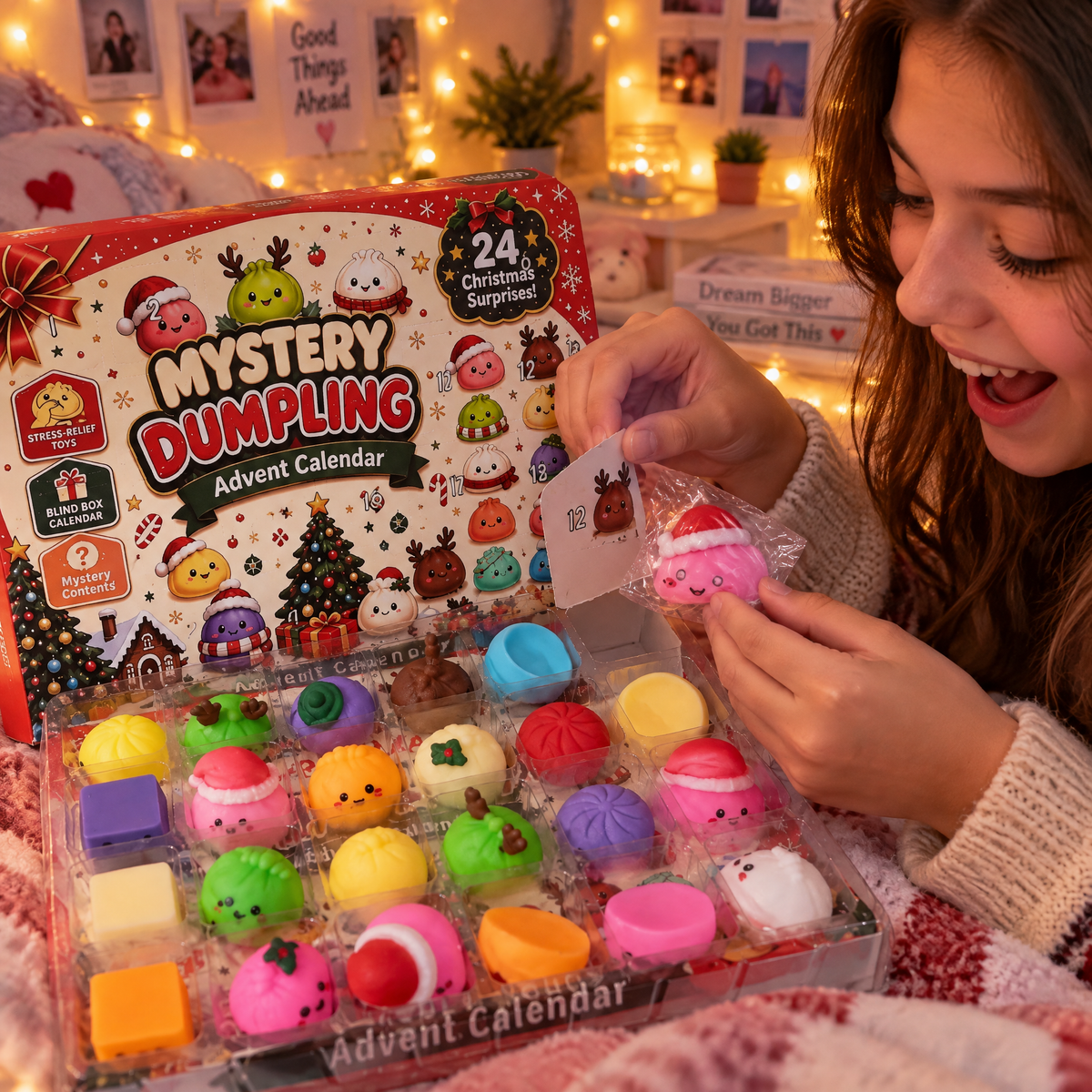 Christmas Squishy Advent Calendar 2026 โ 24-Day Mystery Squishy Toy Countdown