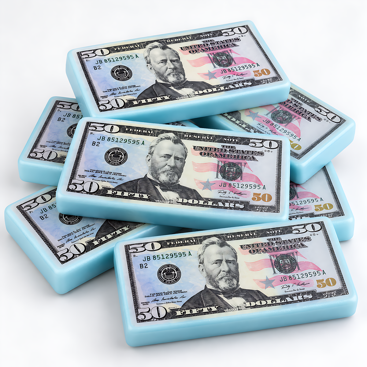 Realistic $50 Banknote Squishy Toy – Slow Rising Stress Relief Fidget
