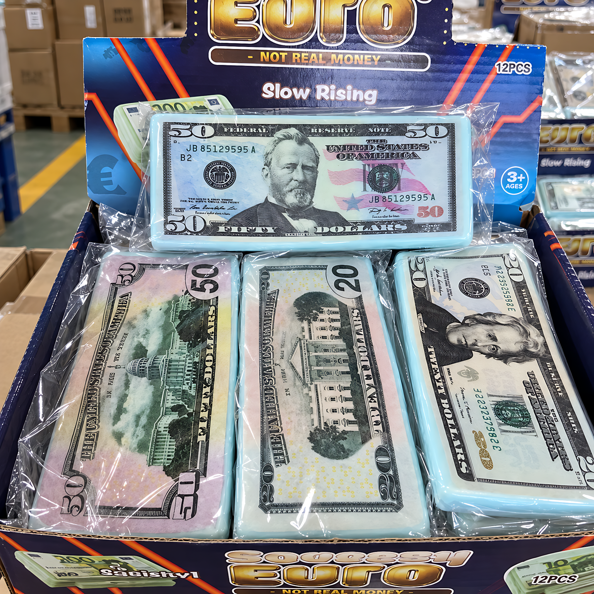 Realistic $50 Banknote Squishy Toy – Slow Rising Stress Relief Fidget