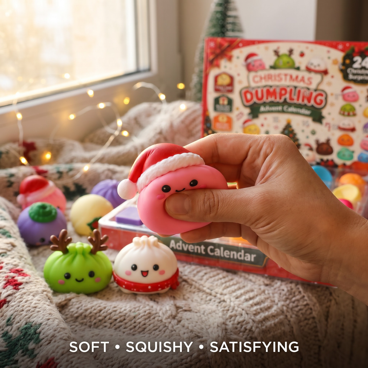 Christmas Squishy Advent Calendar 2026 – 24-Day Mystery Squishy Toy Countdown